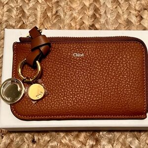 Alphabet Zip Card Holder - CHLOÉ